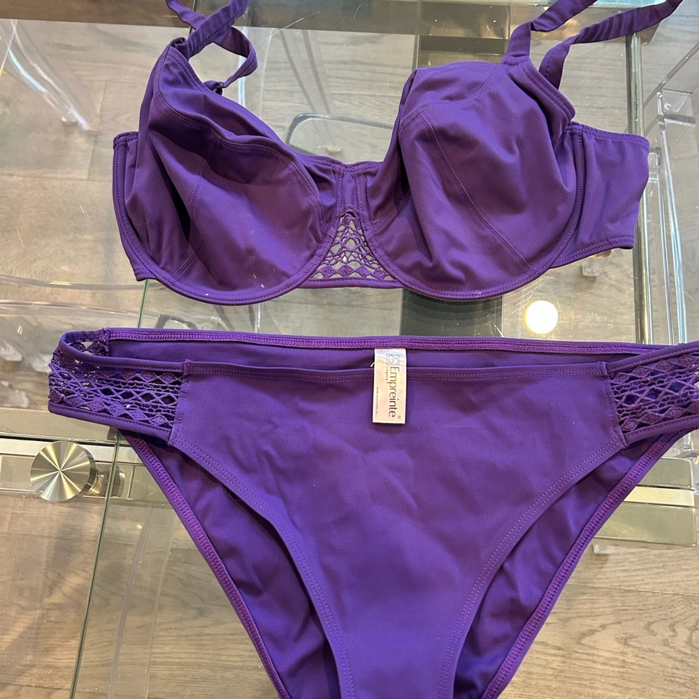 Purple Bikini Set Empreinte